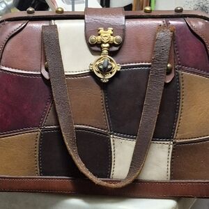 Patchwork Leather Handbag
